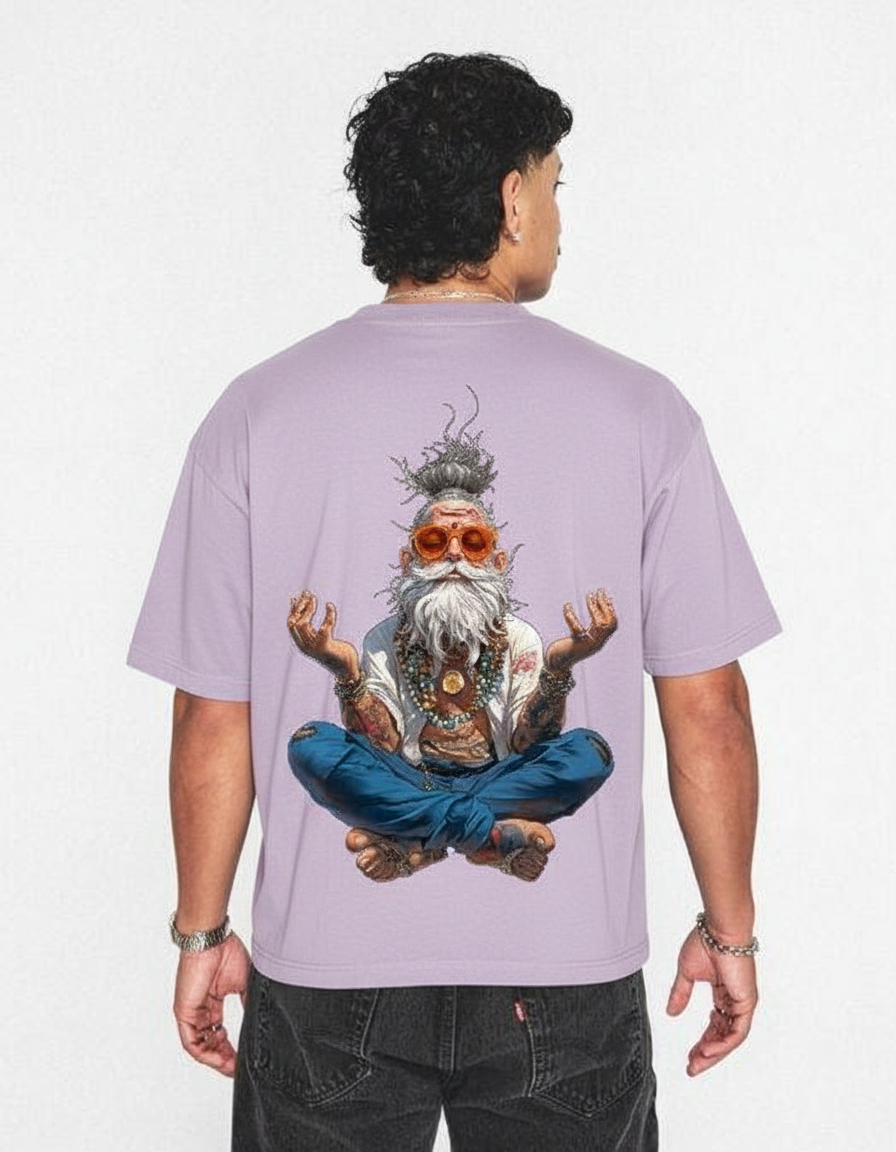 Men's Saint Printed Oversized T-shirt