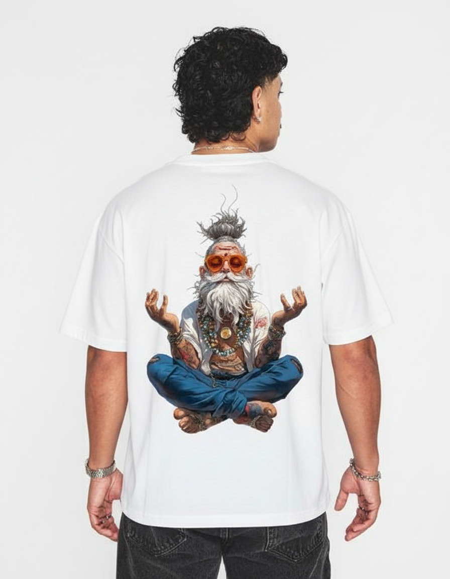 Men's Saint Printed Oversized T-shirt