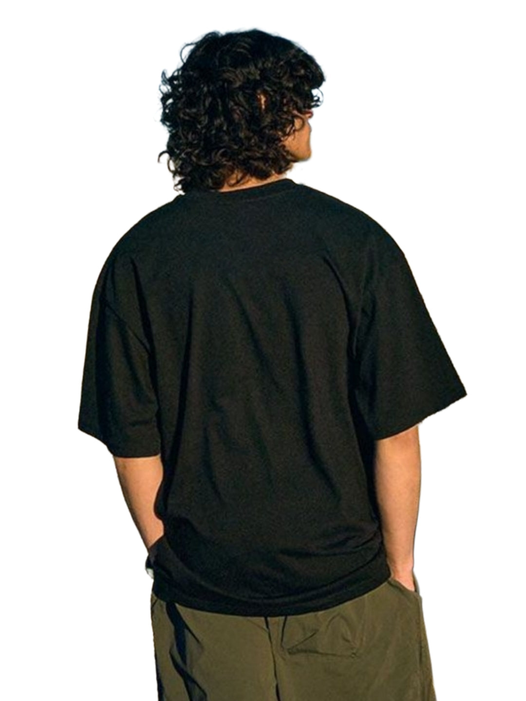 Men's Oversized T-shirts - Black