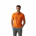 Orange Cotton POLO T-shirt