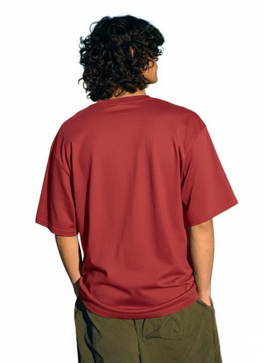 Men's Oversized T-shirts - Red
