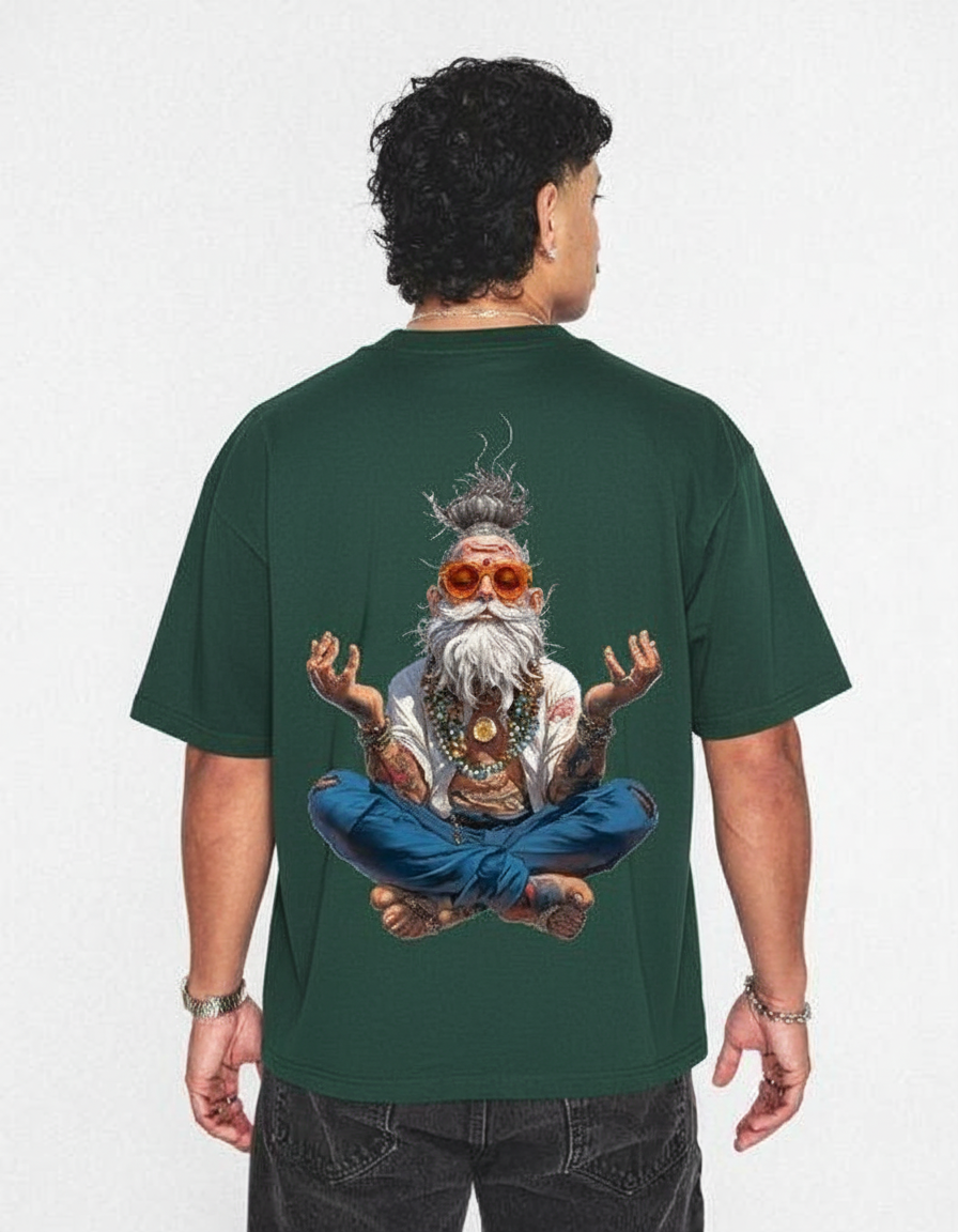 Men's Saint Printed Oversized T-shirt