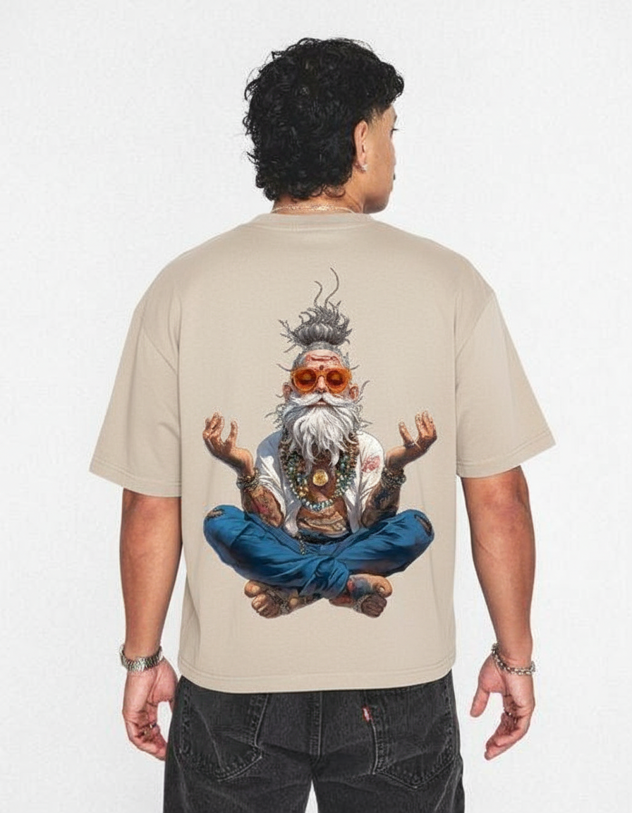Men's Saint Printed Oversized T-shirt