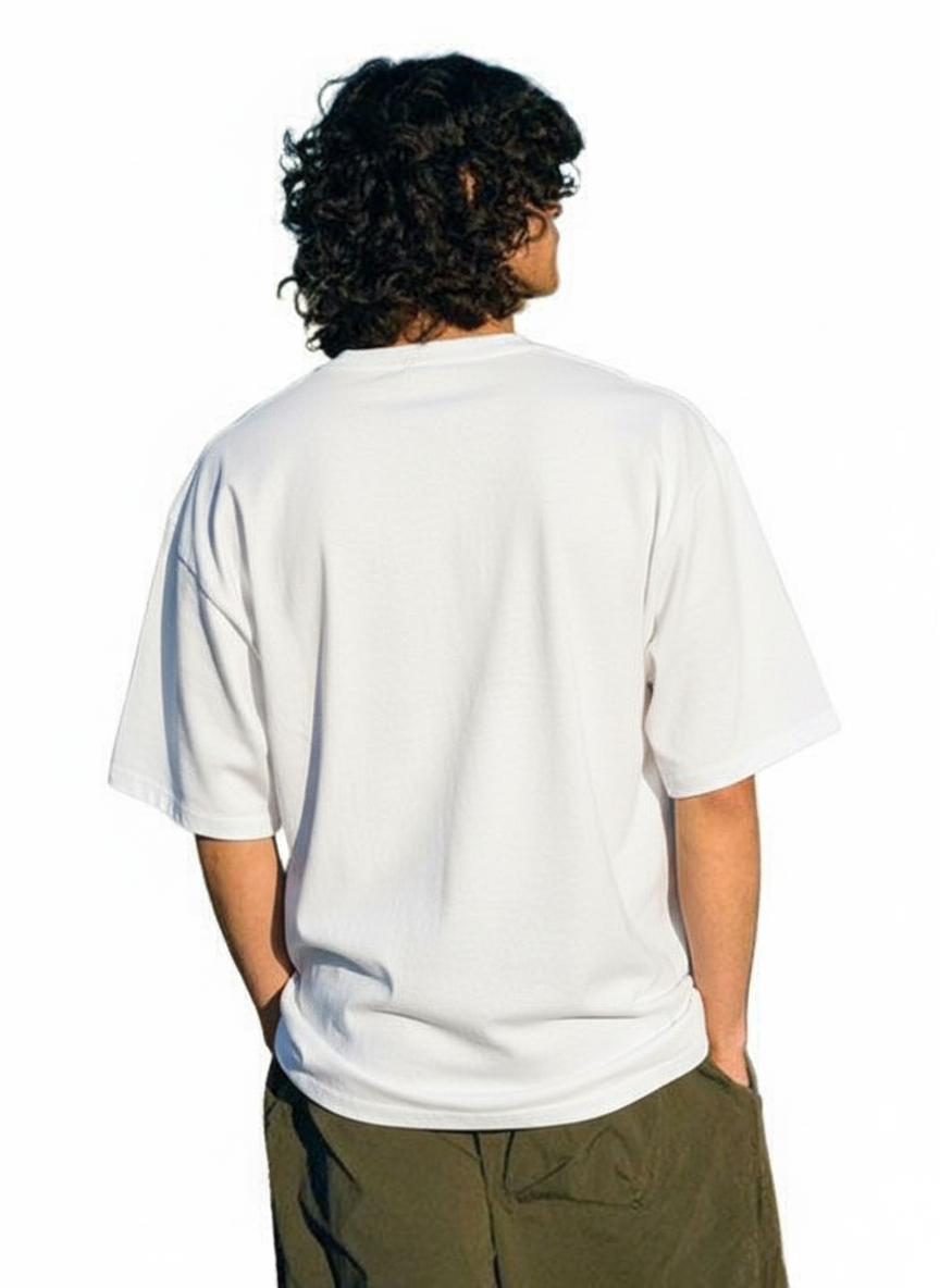 Men's Oversized T-shirts - White