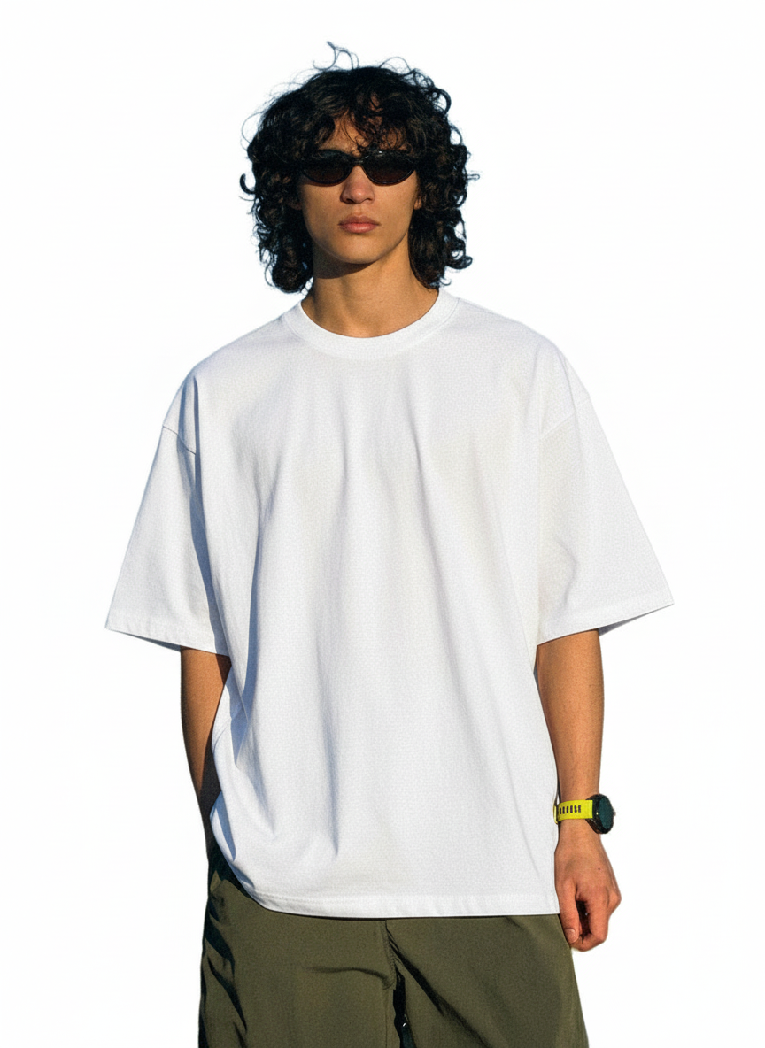 Men's Oversized T-shirts - White